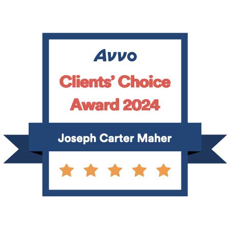 logo avvo clients choice joe - Maher and Maher Law, Colorado Springs