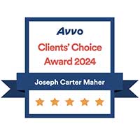 avvo clients choice joe badge - Maher and Maher Law, Colorado Springs