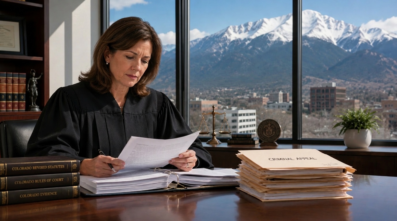 Colorado criminal appeal timeline with 35 and 49 day deadlines for Colorado Springs defendants. Appeal a criminal conviction in Colorado